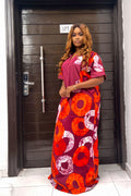 Adire Tye Die Inspired Ankara Bubu Dress