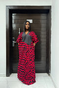 Adire Tye Die Inspired Ankara Bubu Dress