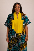 Adire Tye Die Inspired Ankara Bubu Dress