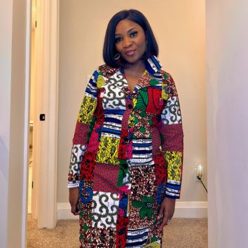 Patch Blazer Dress